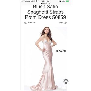 Jovani | Dresses | Jovani Blush Dress 